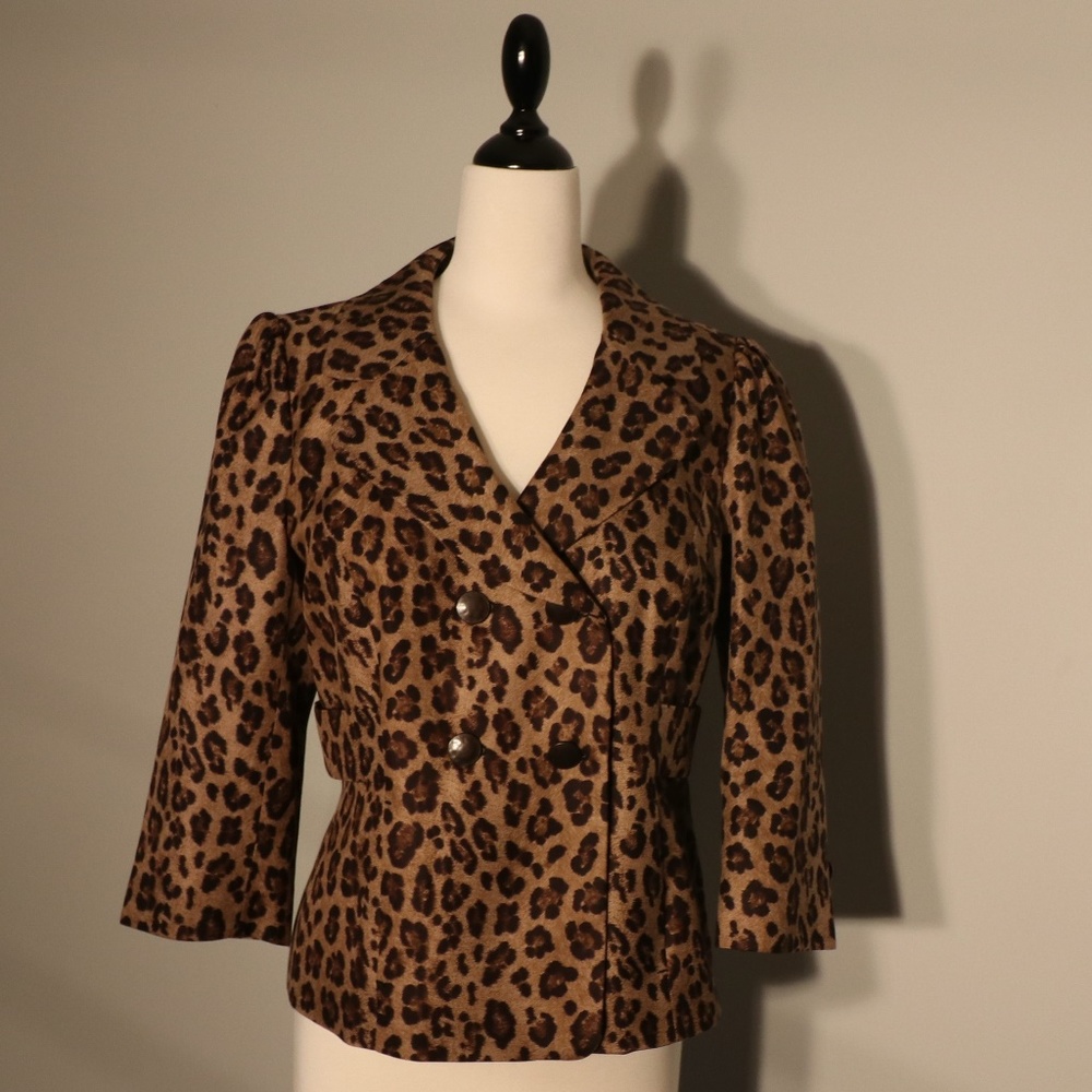 Classiques Entier Leopard Print Blazer /Jacket